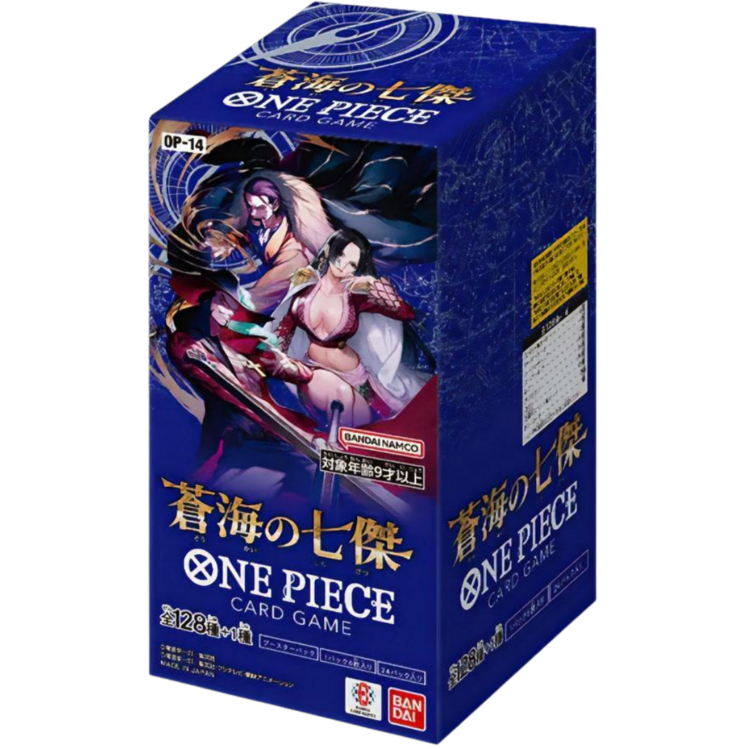 One Piece OP-14 Seven Heroes of the Blue Booster Box Japanese