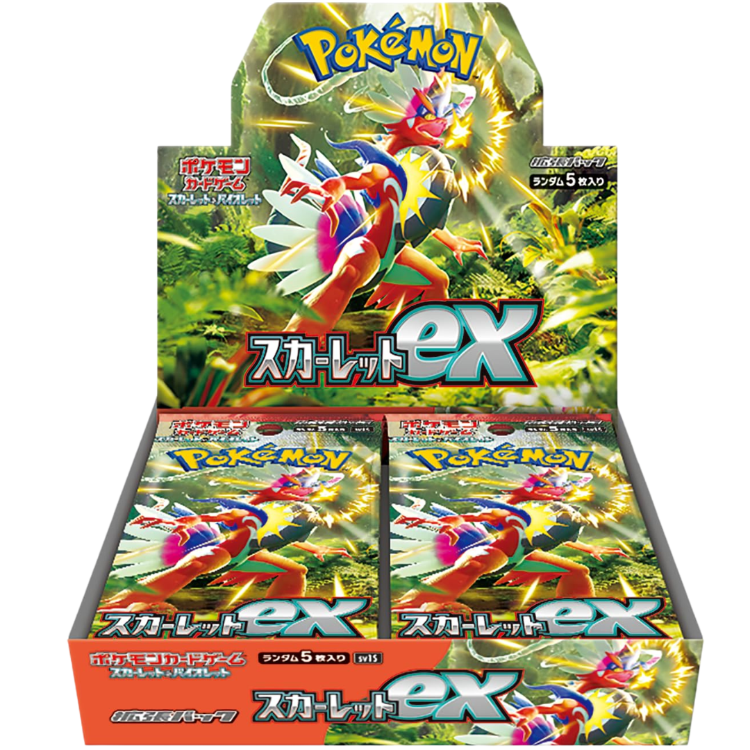 Japanese Pokémon Scarlet Booster Box (Shrink Wrapped)