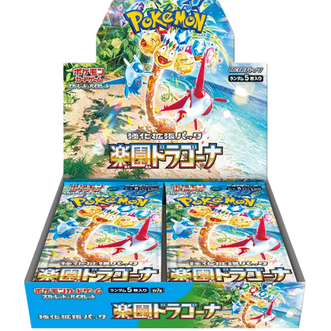 pokemon trading cards japan Japanese Pokémon Paradise Dragona Booster Box (Shrink Wrapped) – ROYAL CARD Size:6 Years Plus Mardu Surge Deck Terastal Festival will feature Would the legend rule